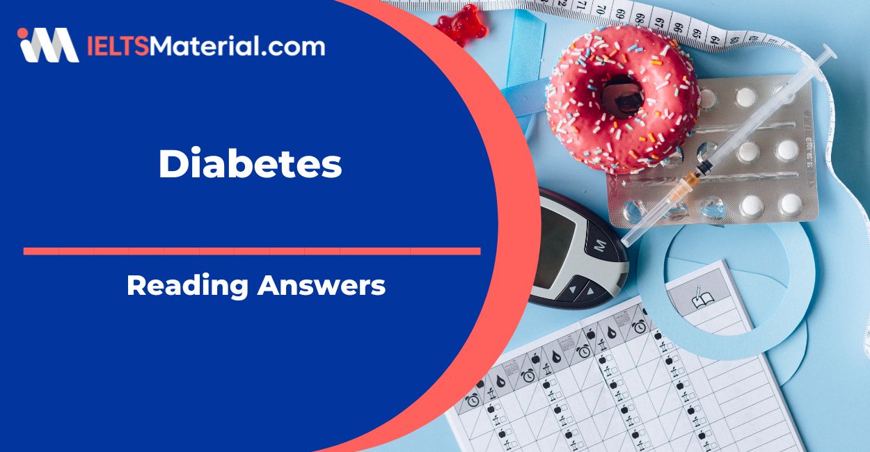 Diabetes Reading Answers