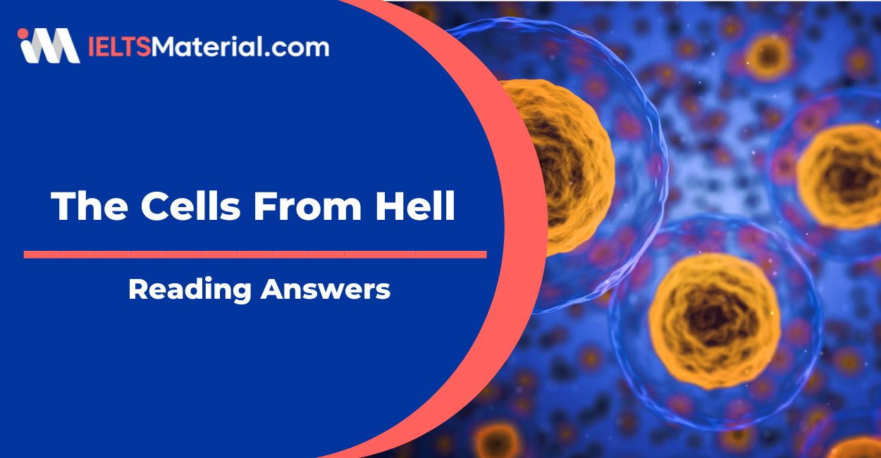 The Cells From Hell Reading Answers