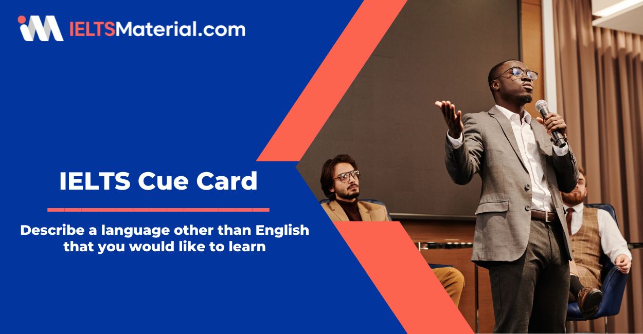 Describe a course that you want to learn - IELTS cue card