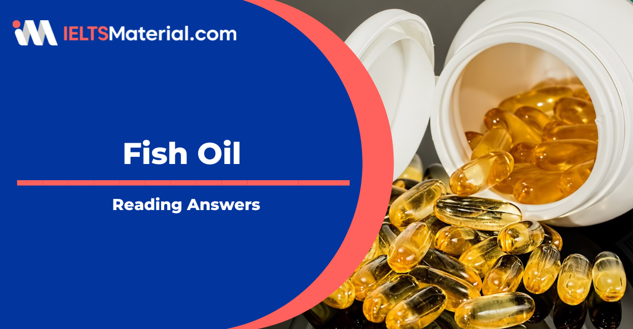 Fish Oil Reading Answer