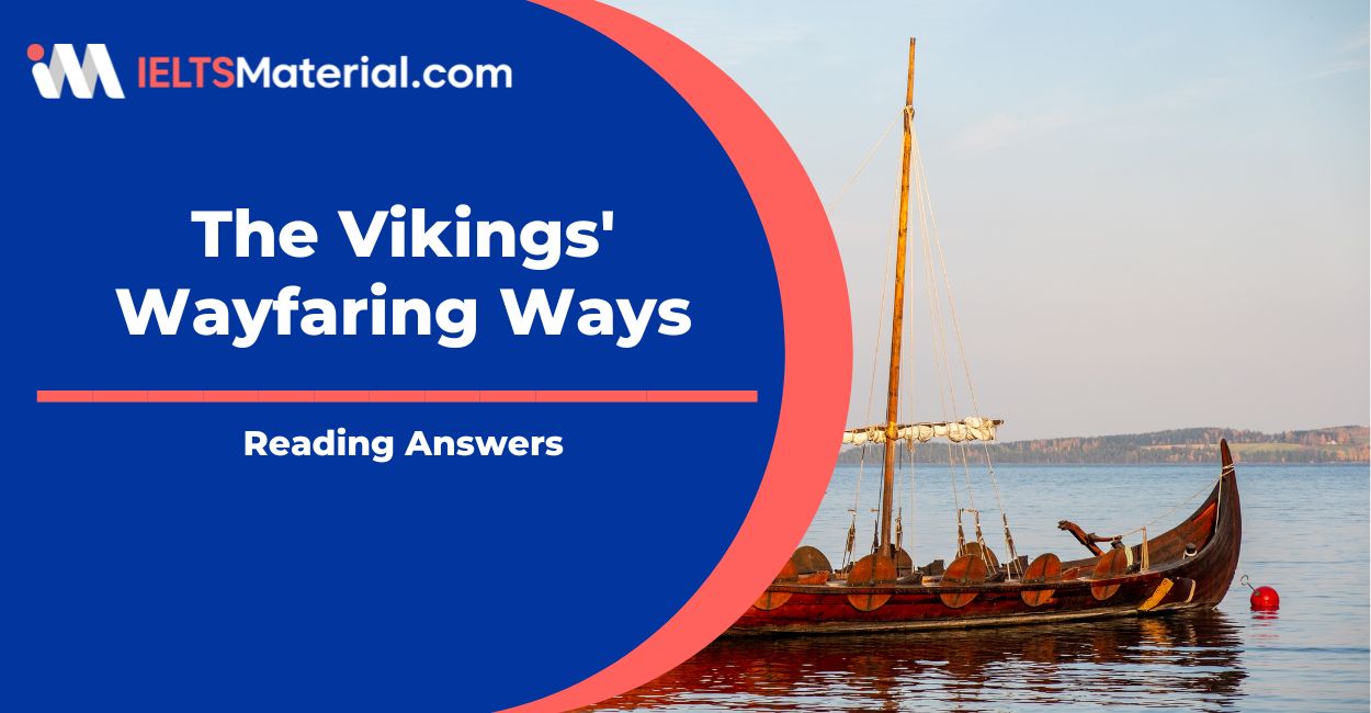 The Vikings’ Wayfaring Ways Reading Answers