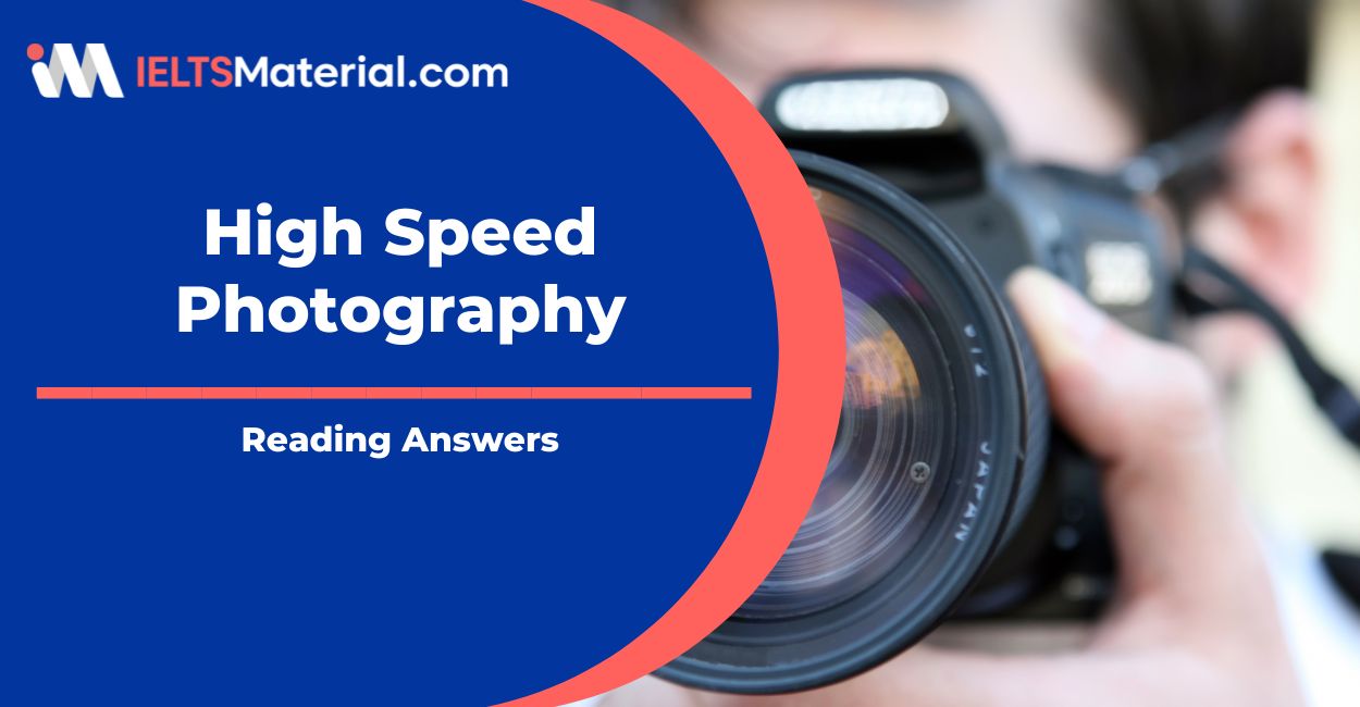 High Speed Photography Reading Answers