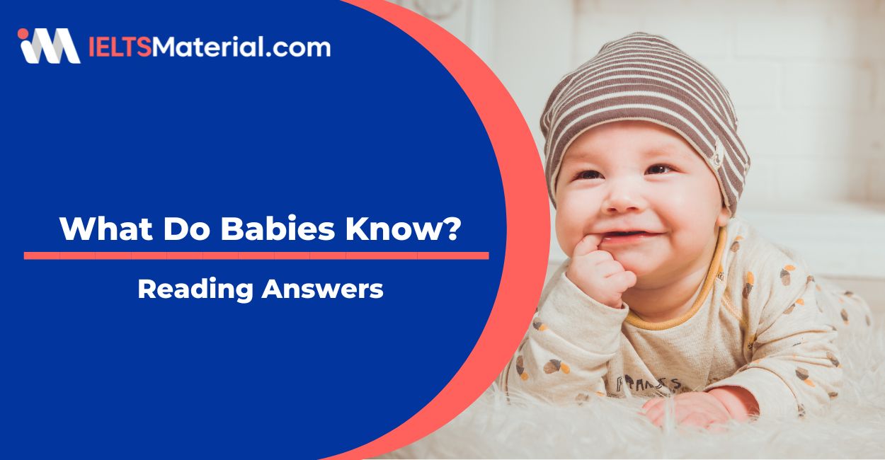 What Do Babies Know? Reading Answers