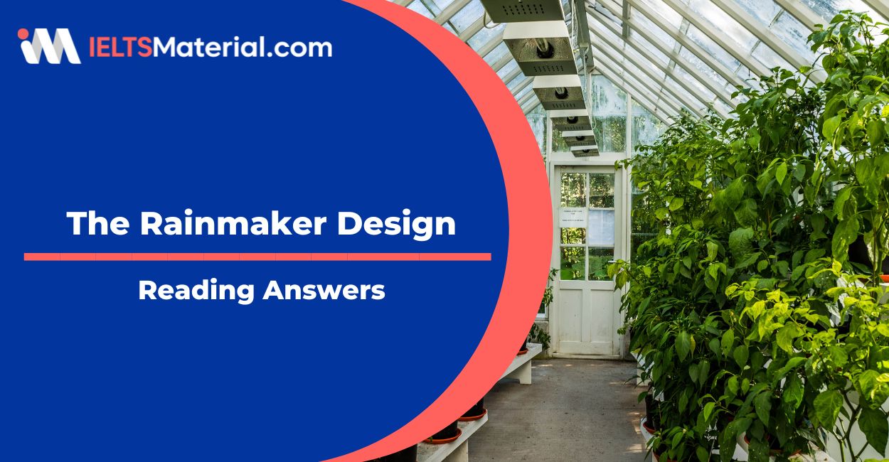 The Rainmaker Design Reading Answers
