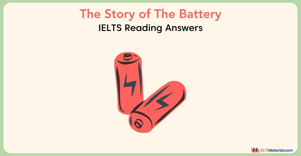 The Story of The Battery Reading Answers