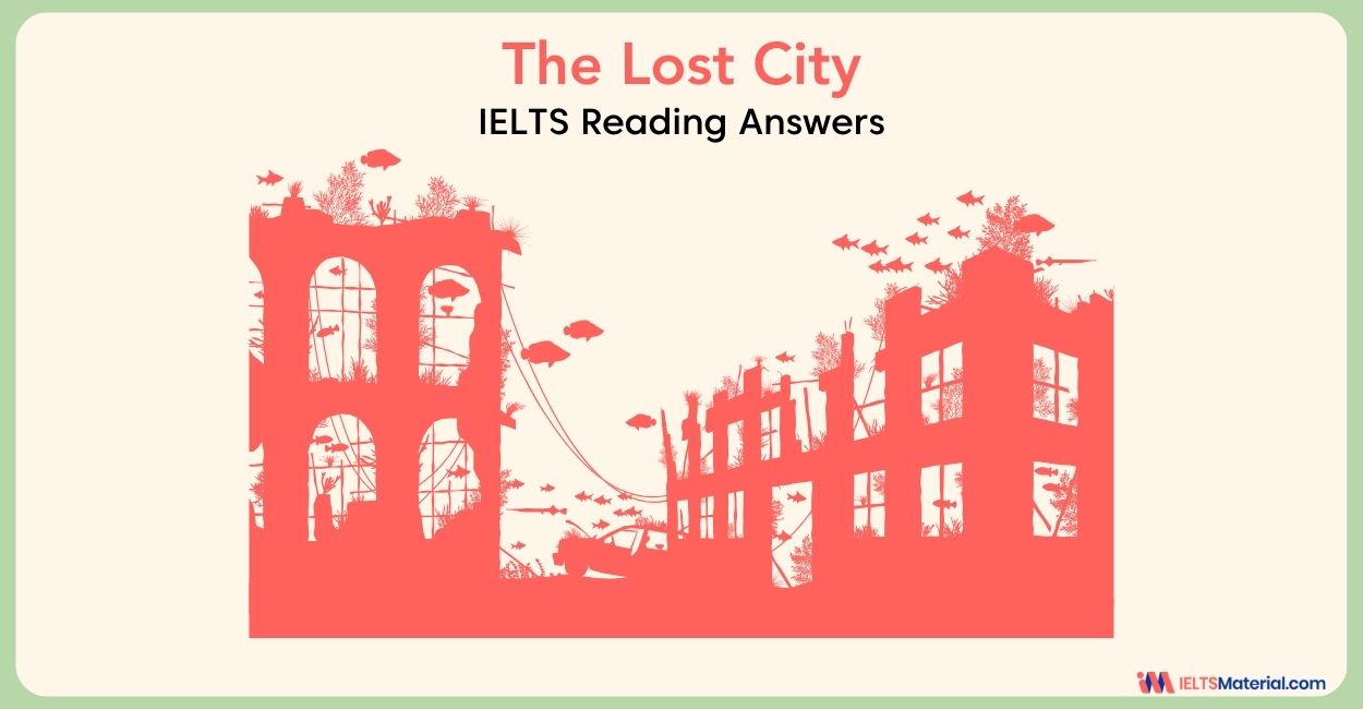 The Lost City Reading Answers