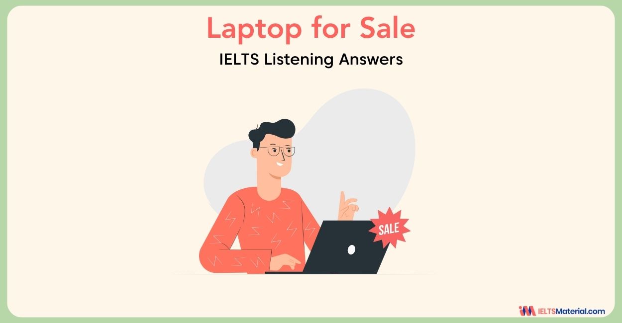 Laptop for Sale Listening Answers