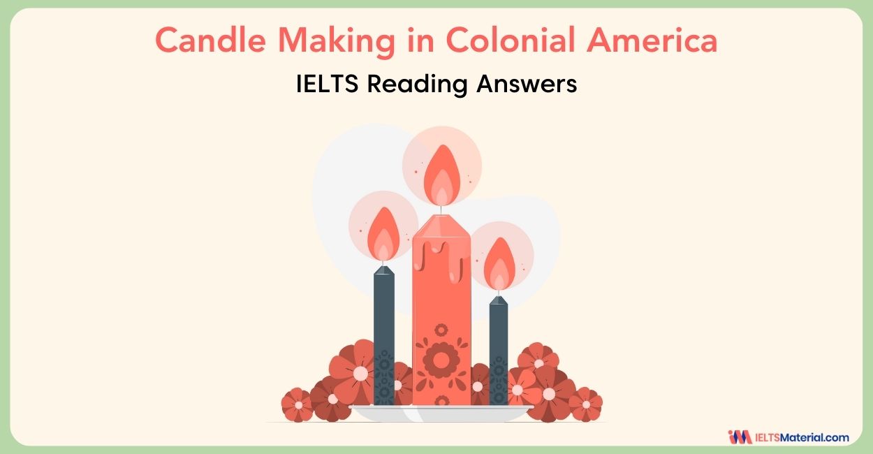 Candle Making in Colonial America- Reading Answers