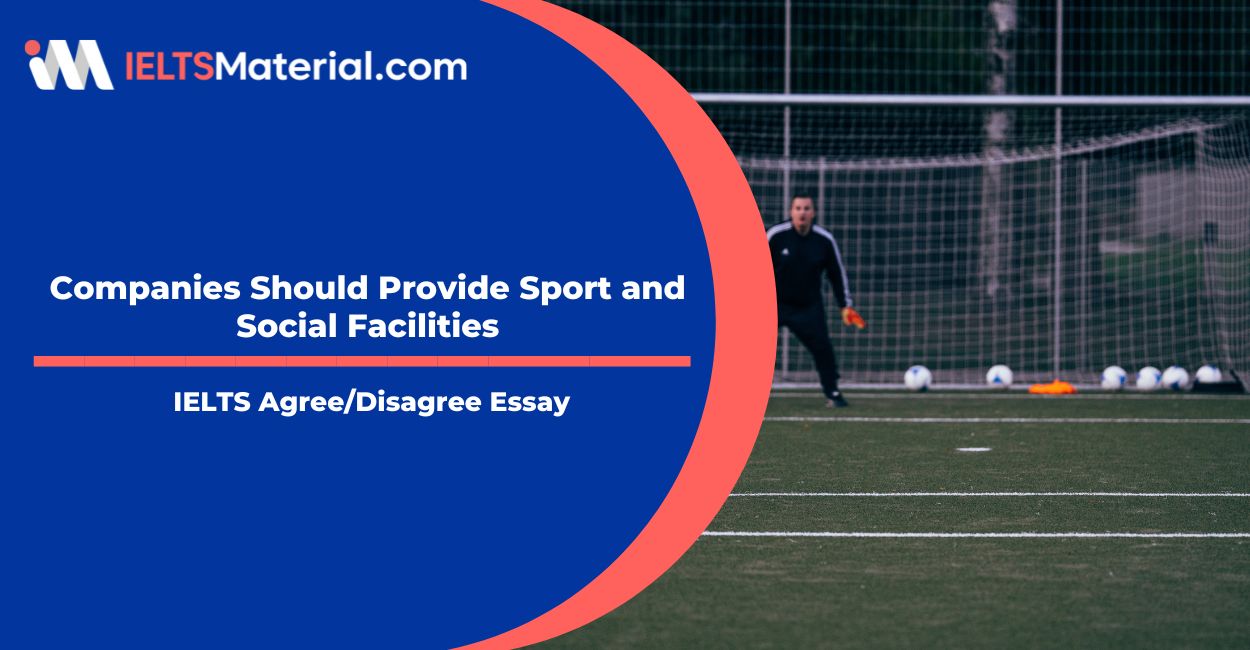 Companies Should Provide Sport and Social Facilities for Local Communities. To What Extent Do You Agree? Sample Essay