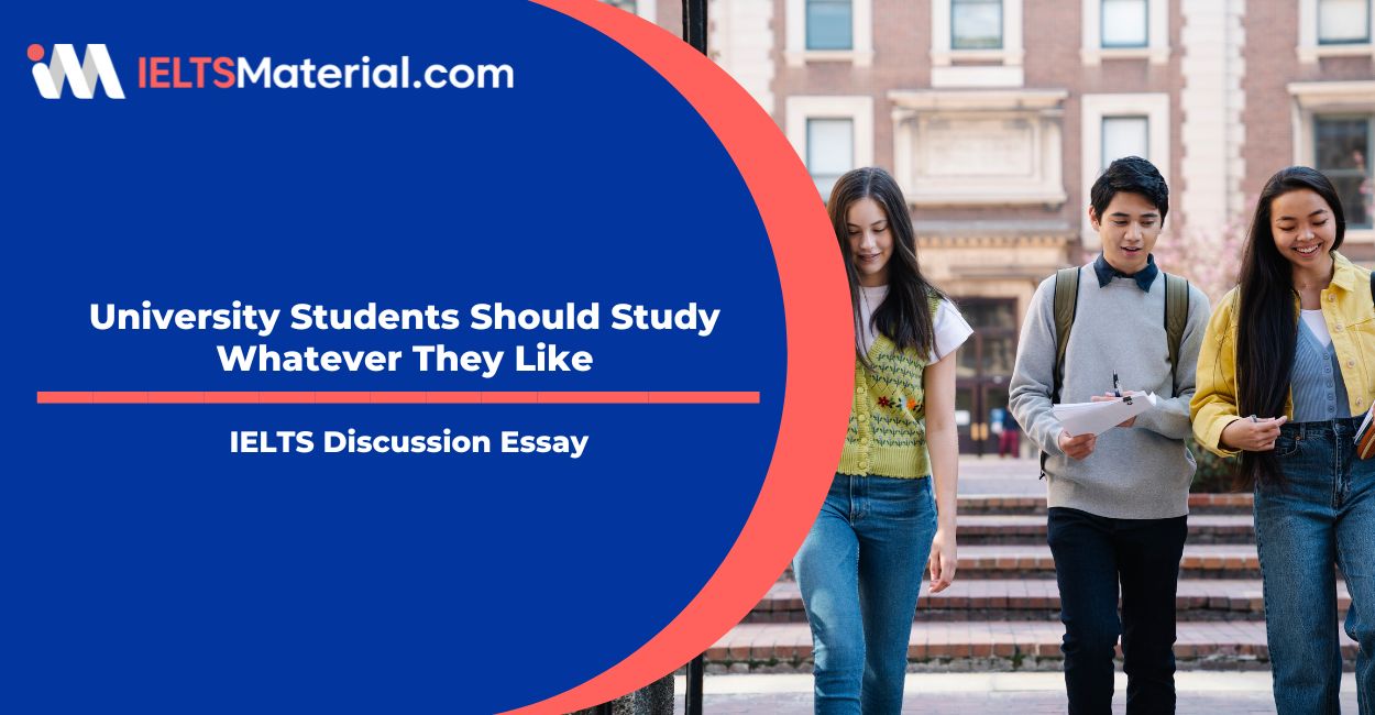 University Students Should Study Whatever They Like Sample Essay