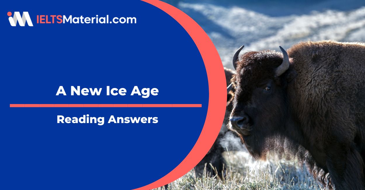 A New Ice Age Reading Answers