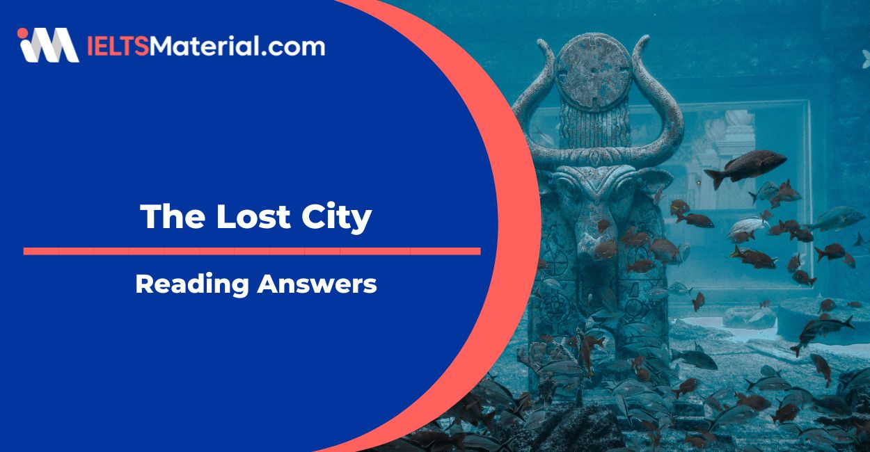 The Lost City Reading Answers