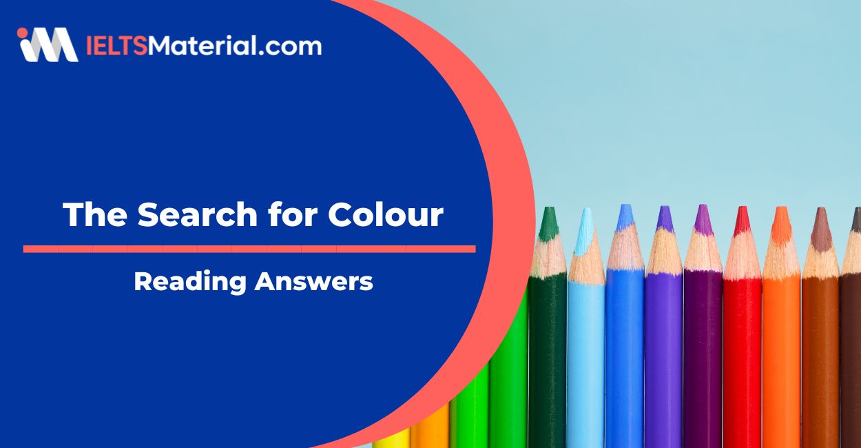 The Search for Colour Reading Answers