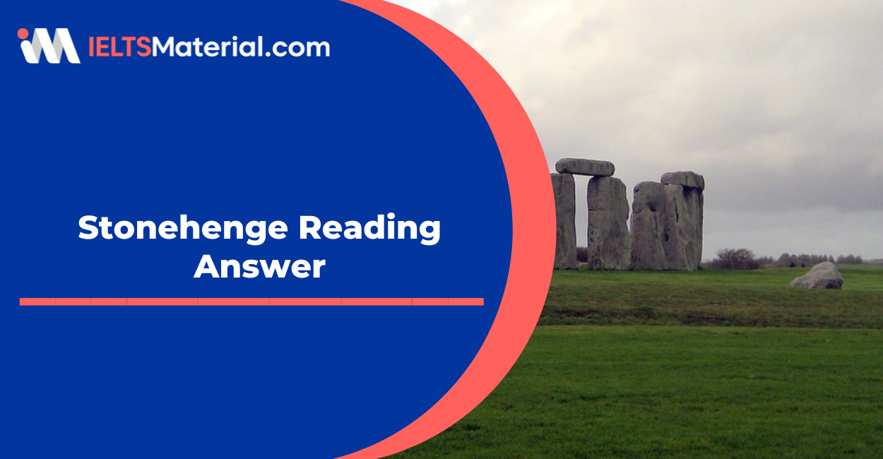 Stonehenge Reading Answers