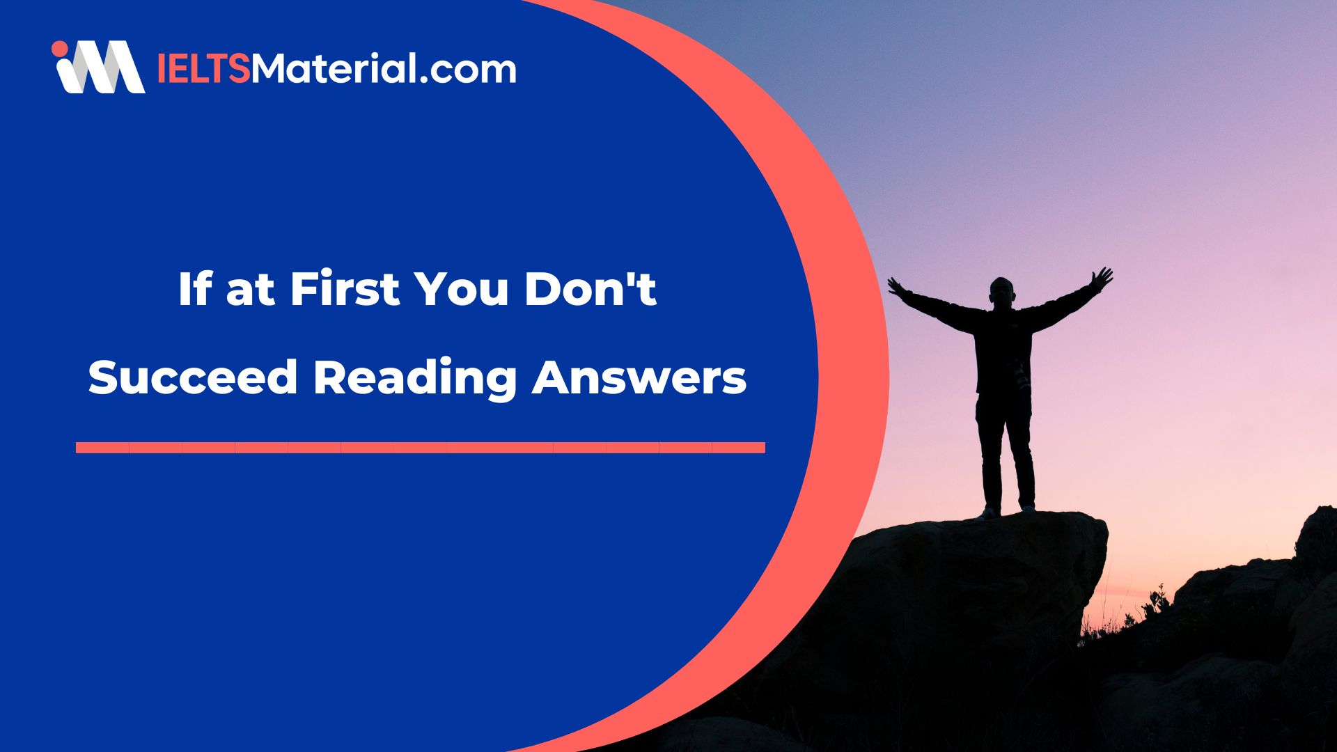 If at First You Don’t Succeed Reading Answers