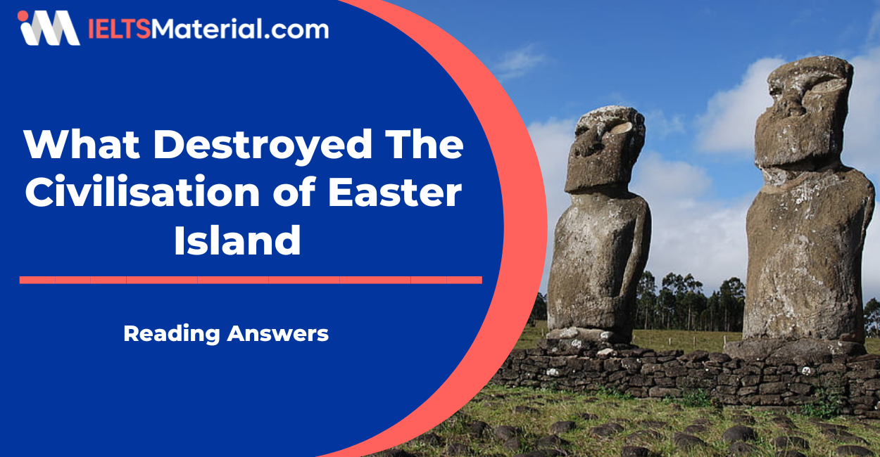 What Destroyed The Civilisation of Easter Island? Reading Answers