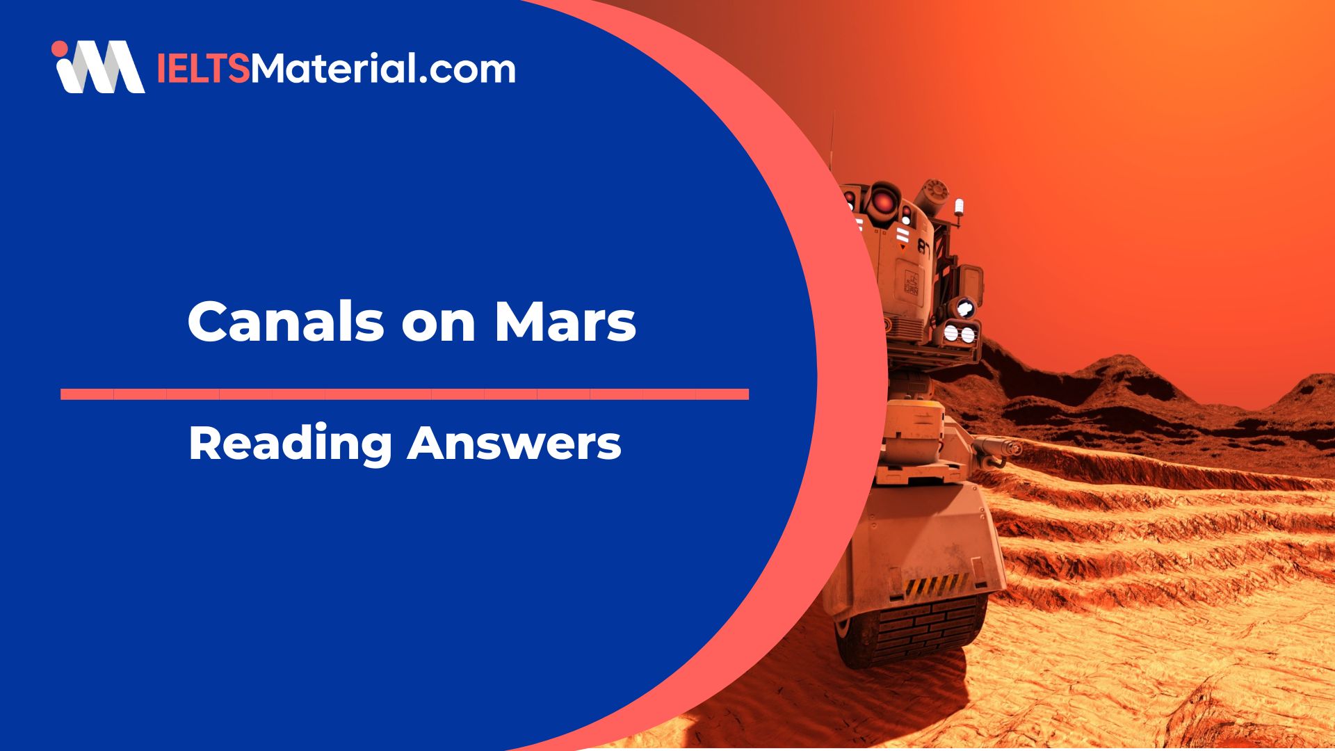 Canals on Mars Reading Answers
