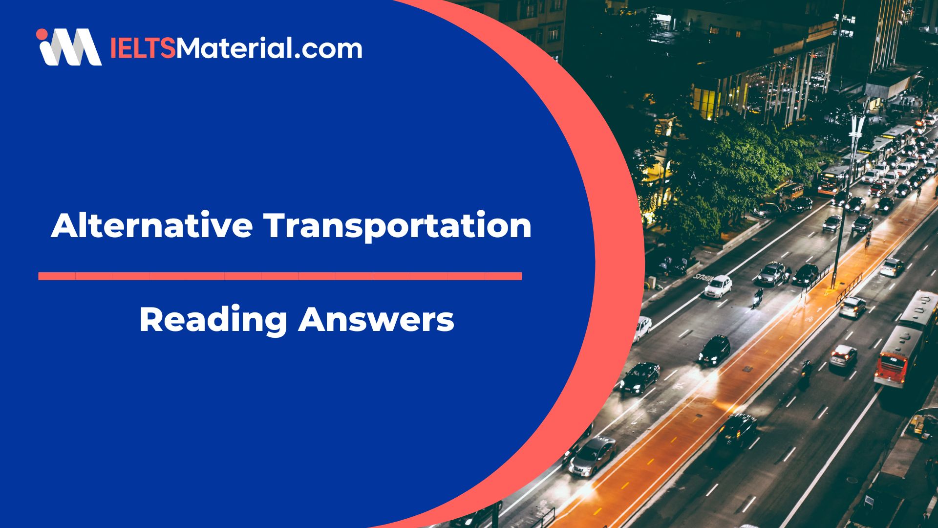 Alternative Transportation Reading Answers