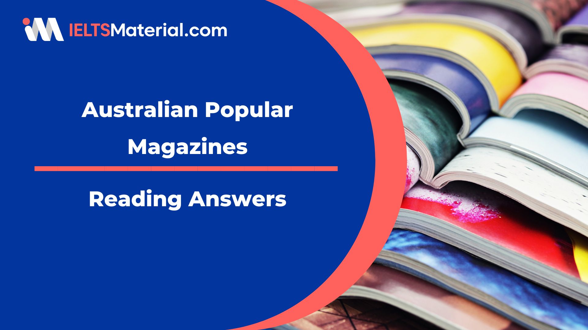 Australian Popular Magazines Reading Answers