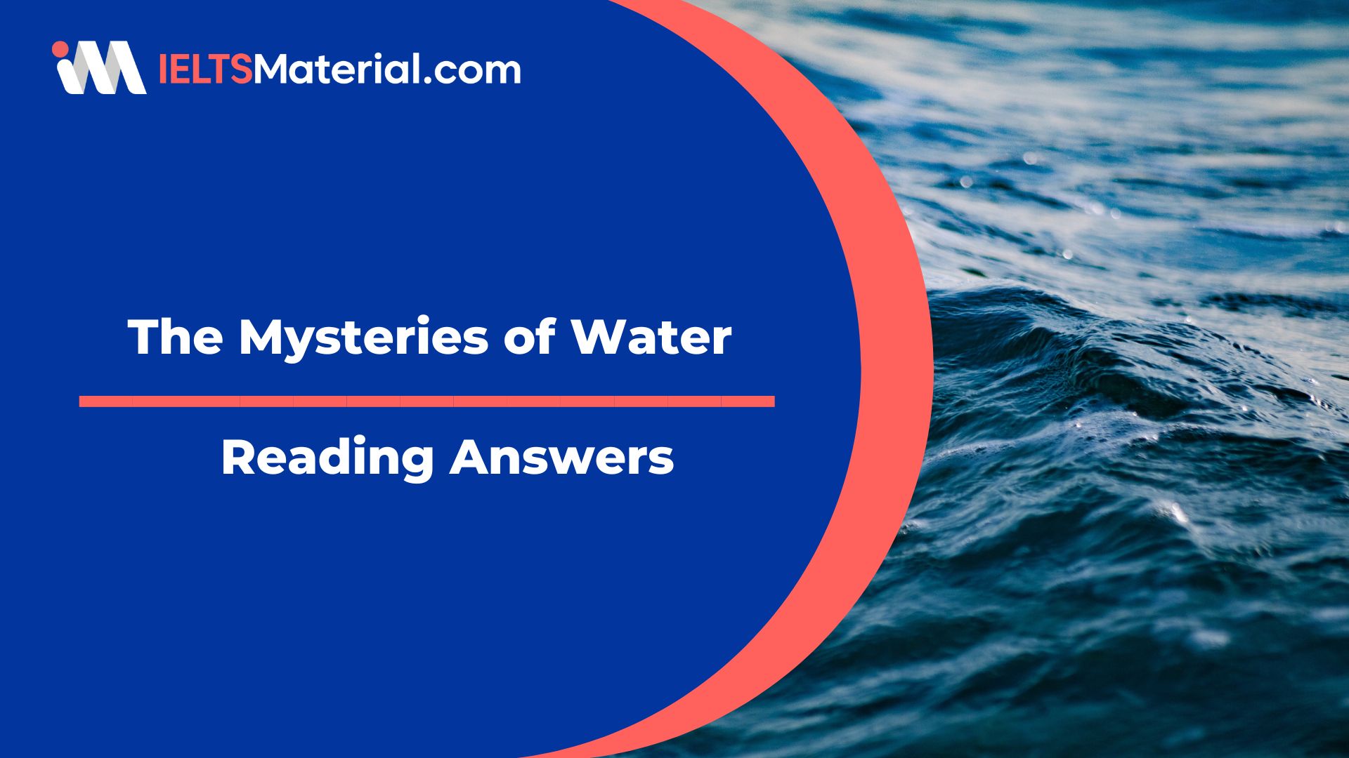 The Mysteries of Water Reading Answers