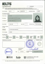 IELTS Certificate