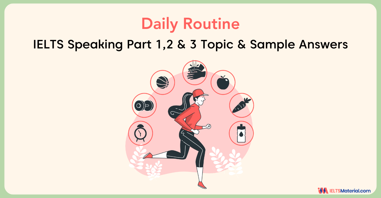 essay on daily routine for ielts