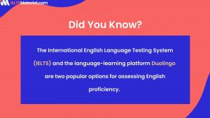 Did you know about IELTS