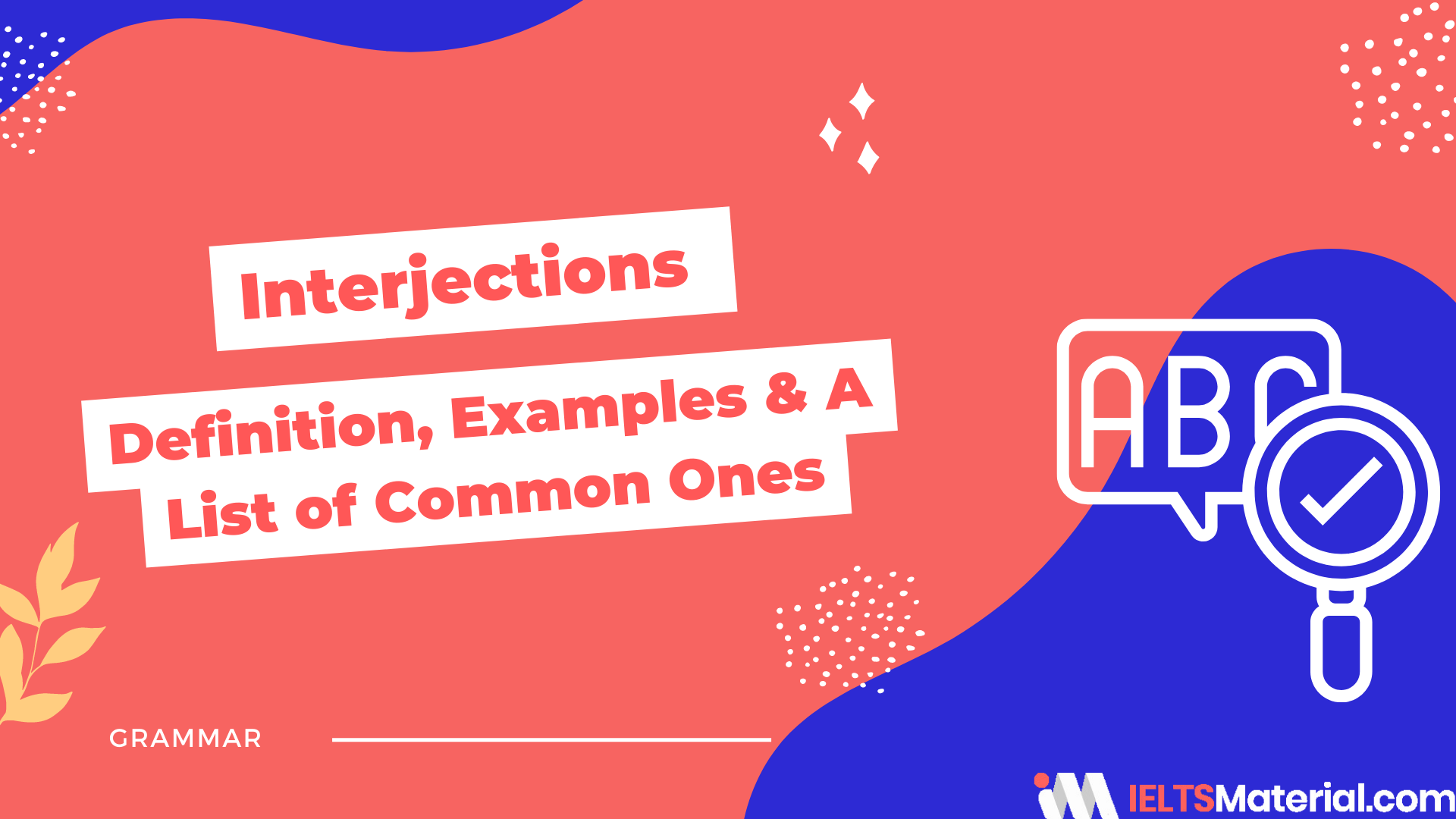 Interjections List