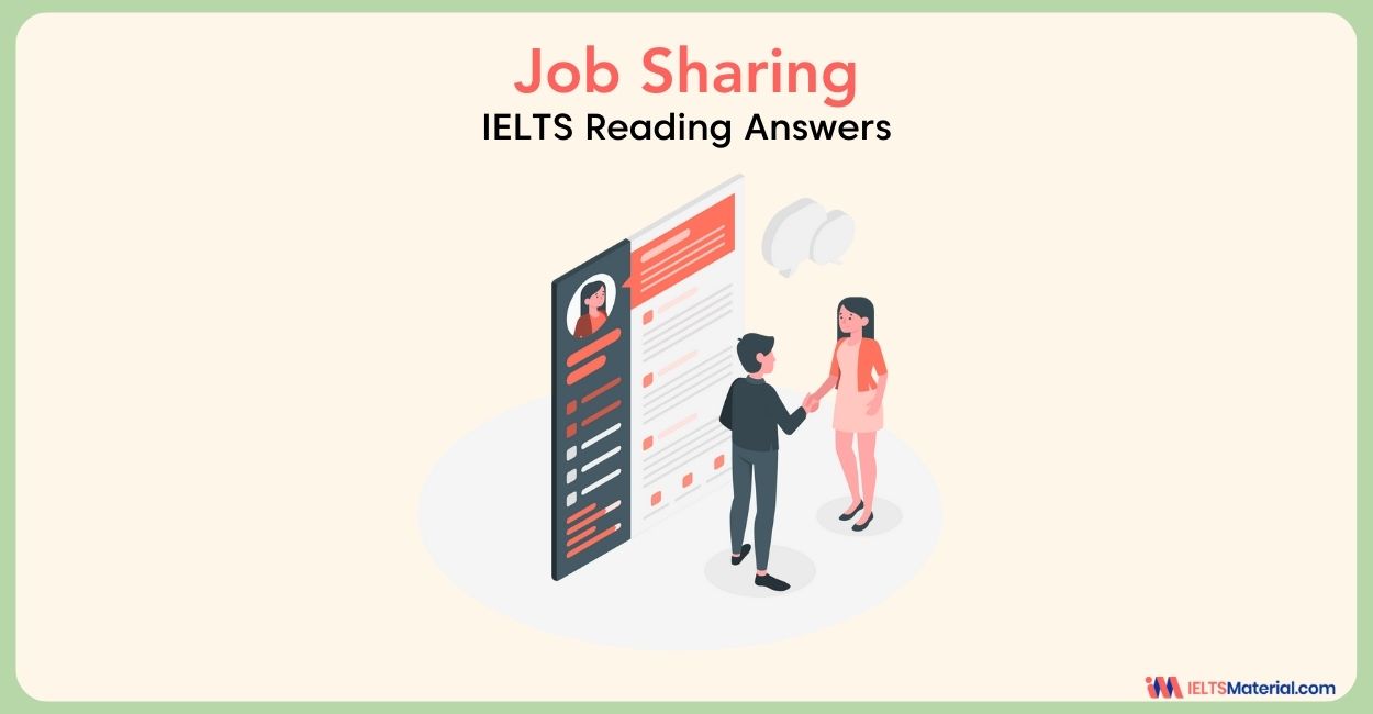 Job Sharing Reading Answers