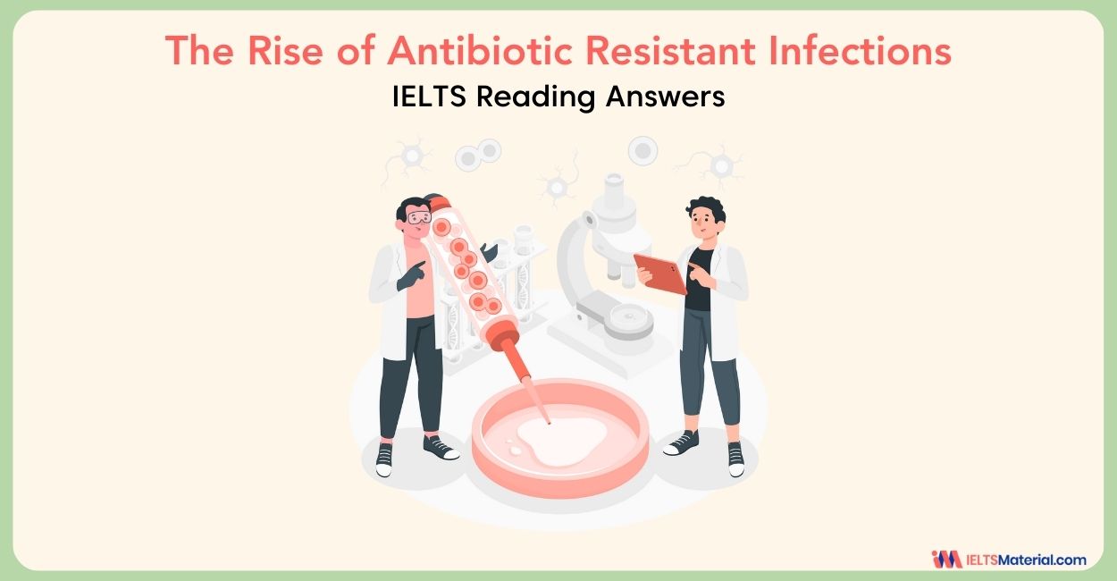 The Rise of Antibiotic Resistant Infections Reading Answers