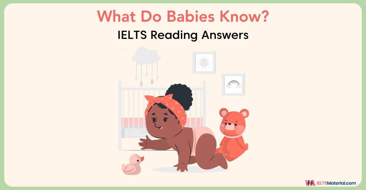 What Do Babies Know? Reading Answers