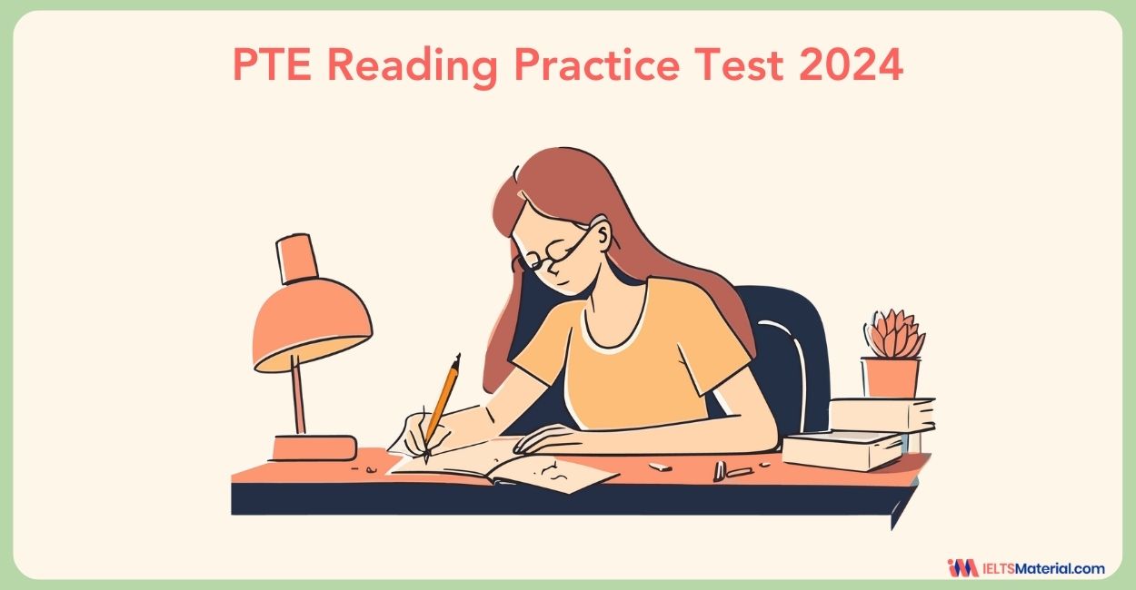 PTE Reading Practice Test 2024