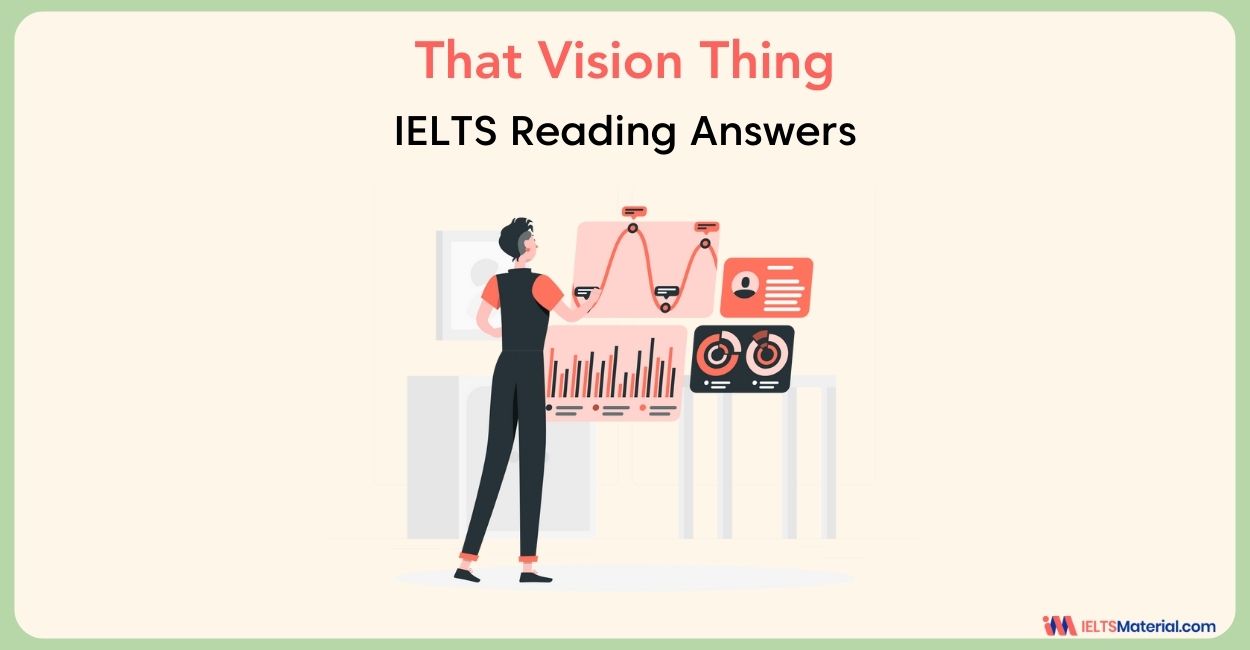 That Vision Thing Reading Answers