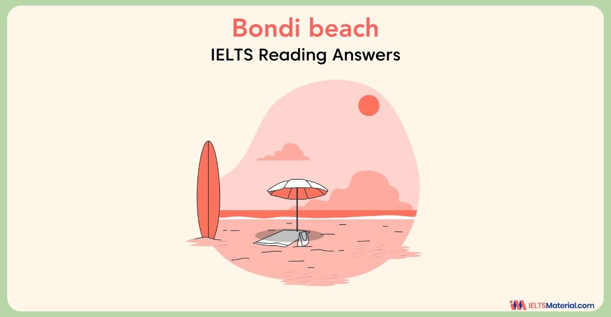 Bondi beach reading answers