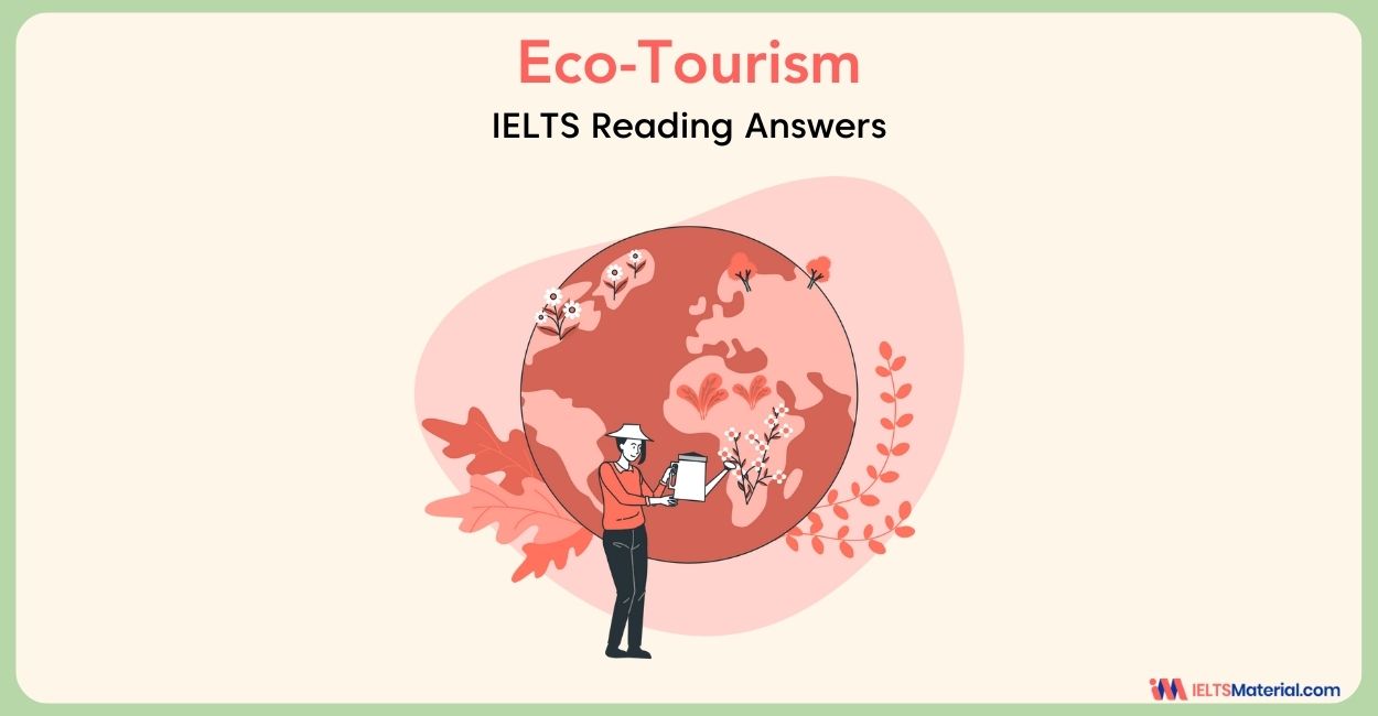 Eco-Tourism Reading Answers