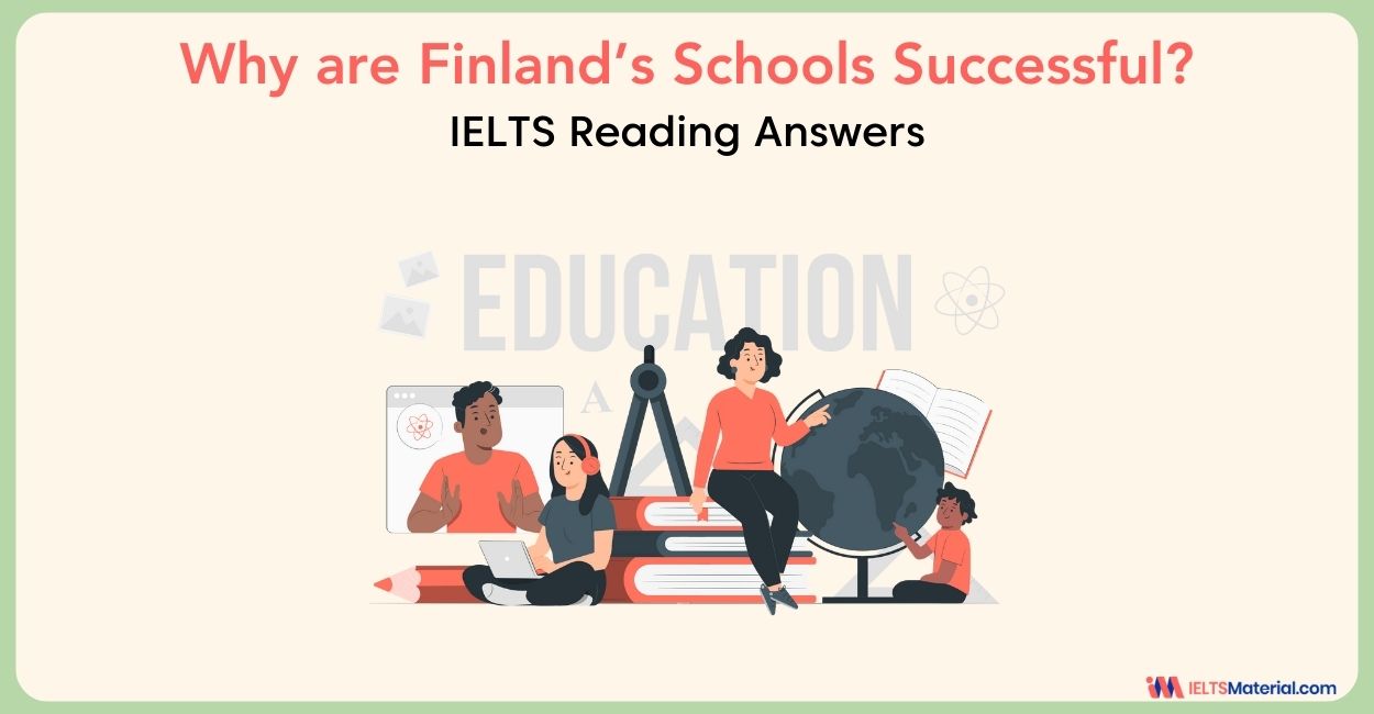 Why Are Finland’s Schools Successful? Reading Answers