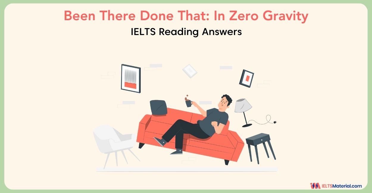Been There Done That: In Zero Gravity Reading Answers