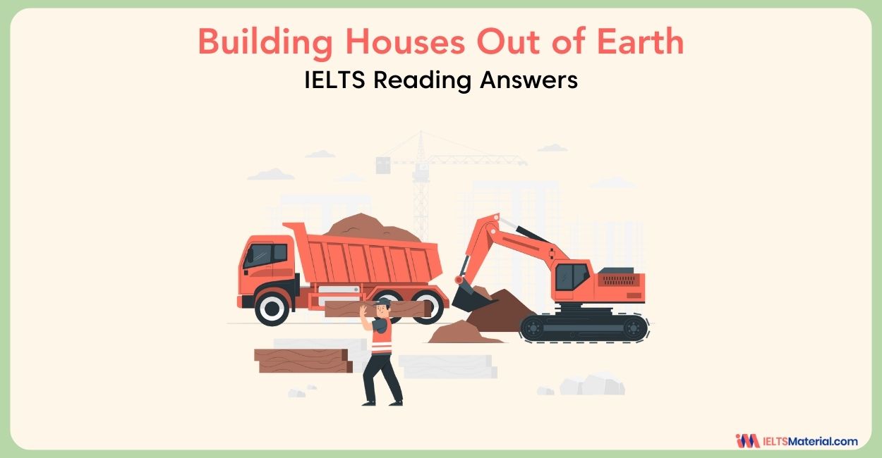 Building Houses Out of Earth Reading Answers