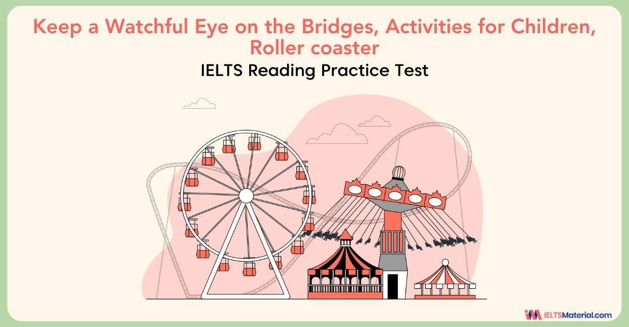 Keep a Watchful Eye on the Bridges, Activities for Children, Roller coaster Reading Answers