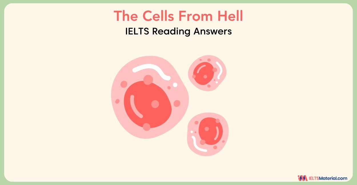 The Cells From Hell Reading Answers