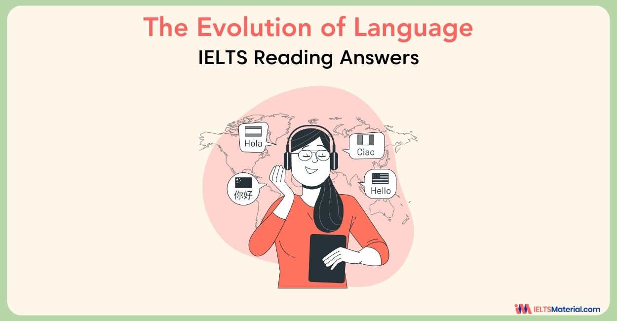 The Evolution of Language Reading Answers
