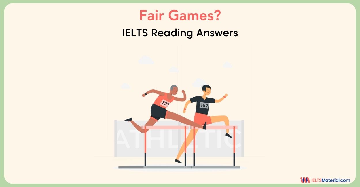 Fair Games? Reading Answers
