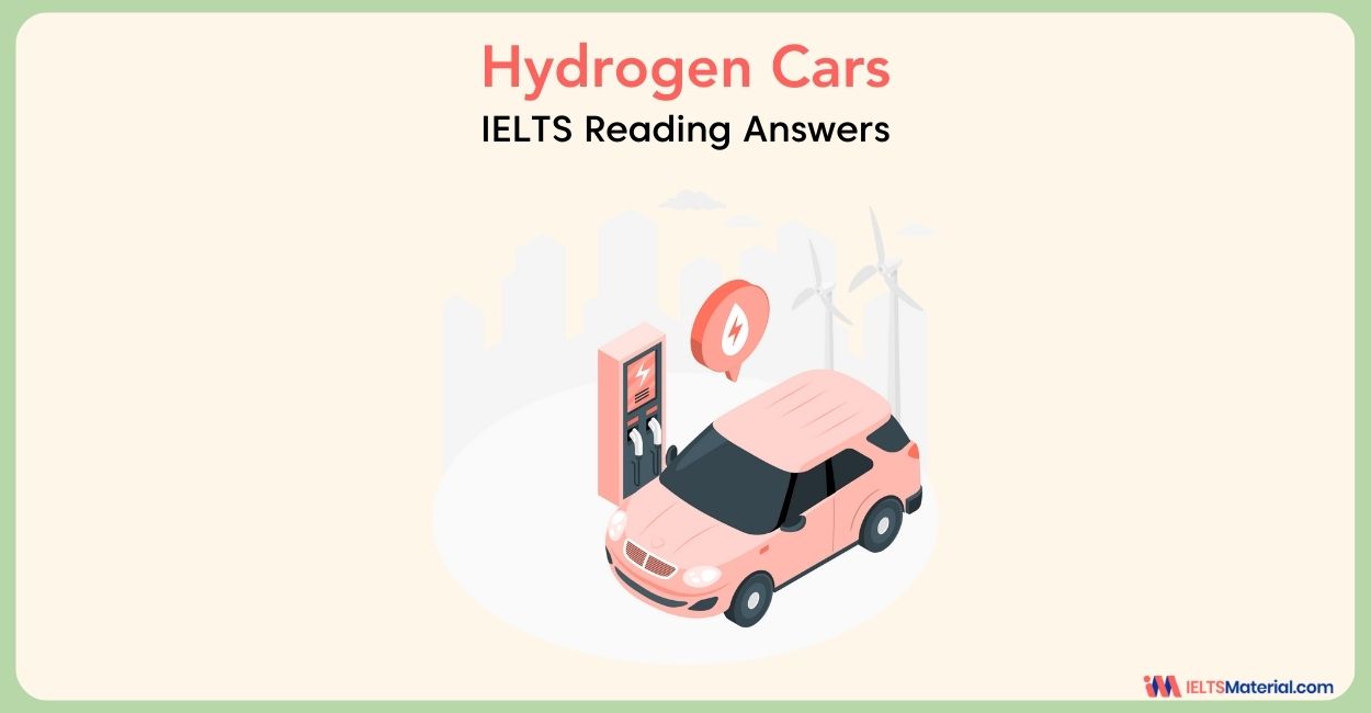 Hydrogen Cars Reading Answers