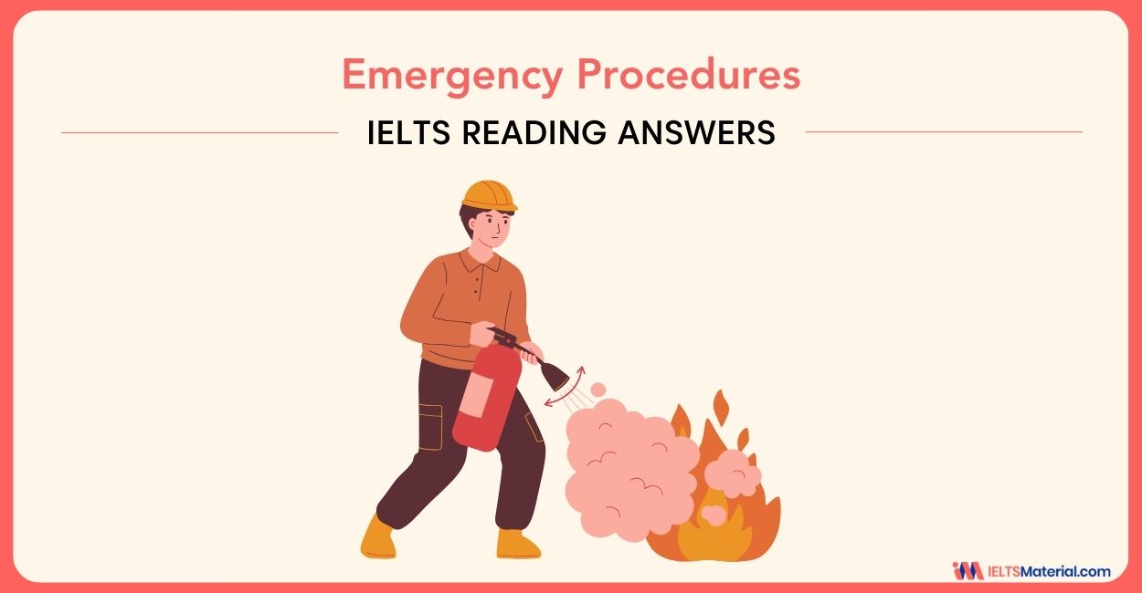 Emergency Procedures Reading Answers
