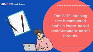 how IELTS Listening test is conducted