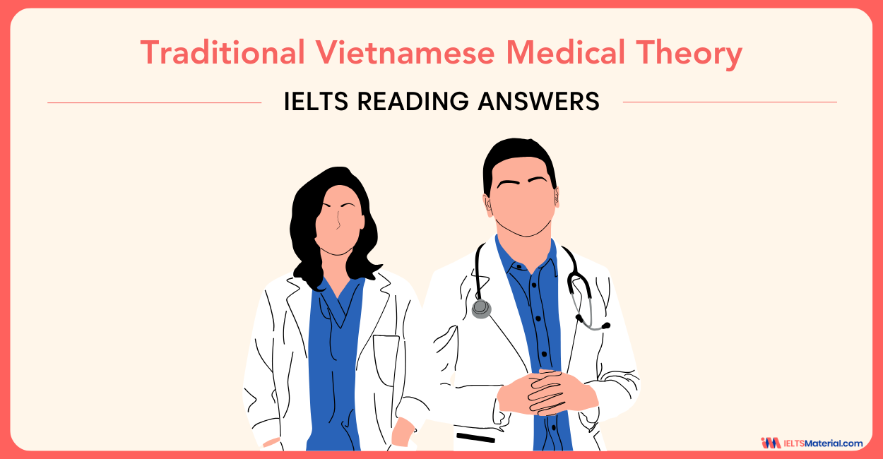 Traditional Vietnamese Medical Theory – IELTS Reading Answers