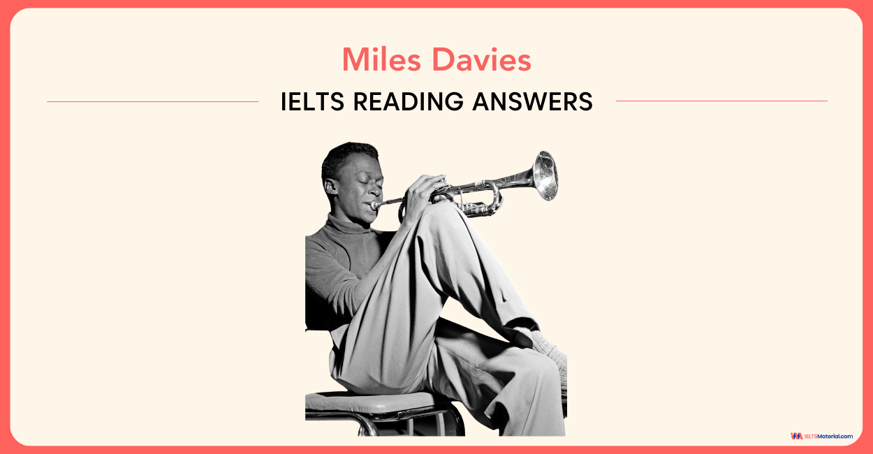 Miles Davies Reading Answers for IELTS