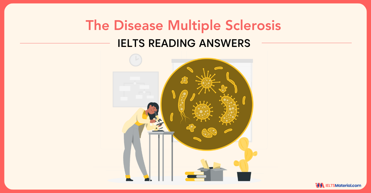 The Disease Multiple Sclerosis – IELTS Reading Answers