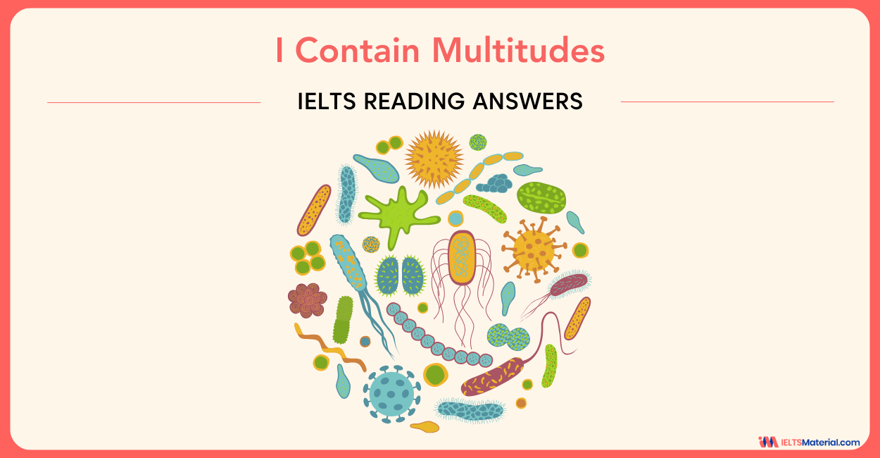 I Contain Multitudes – IELTS Reading Answers