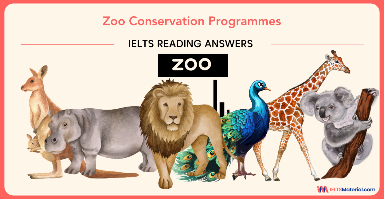 Zoo Conservation Programmes Reading Answers